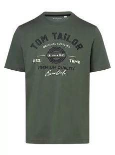 Tom Tailor - T-shirt męski, zielony - Koszulki męskie - miniaturka - grafika 1