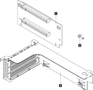 Akcesoria do komputerów stacjonarnych - DCG TS x16/x8 PCIe Riser - miniaturka - grafika 1