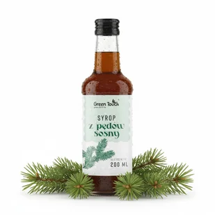Syrop z pędów sosny 200 ml zdrowy naturalny bez barwników i konserwantów - Syropy i koncentraty owocowe - miniaturka - grafika 1