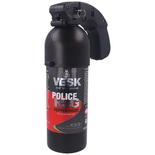 Gaz pieprzowy KKS VESK RSG Police Foam 2mln SHU, Stream 750ml (12750-F) - Gaz pieprzowy - miniaturka - grafika 1