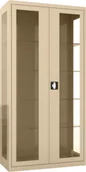 Meble i wyposażenie gabinetów medycznych - MDB/2s.1015 szafa lekarska 2-skrzydłowa 1-komorowa beżowa - miniaturka - grafika 1