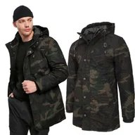 Odzież taktyczna i umundurowanie - Kurtka BRANDIT Grid-Camo Parka Woodland L - miniaturka - grafika 1