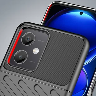 Thunder Case etui Xiaomi Poco X5 5G / Redmi Note 12 5G silikonowy pancerny pokrowiec czarne - Etui i futerały do telefonów - miniaturka - grafika 6