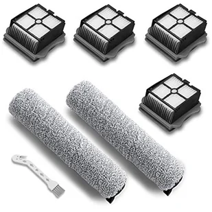 UOUOLONUN Części zamienne do odkurzacza iFloor 3/Floor One S3, 2-pak wałków szczotkowych + 4-pak filtrów próżniowych - Akcesoria do odkurzaczy - miniaturka - grafika 1