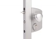 Zamki i wkładki - Zamek elektryczny Locinox LEKQ U4 , 12V AC/DC, uniwersalny, kolor aluminium, (profil prostokątny, regulacja od 40 do 60 mm) - miniaturka - grafika 1