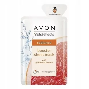 Avon Rozświetlająca maska w płacie Nutra Effects - Maseczki do twarzy - miniaturka - grafika 1