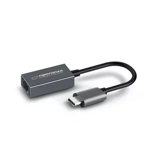 ENA102 Esperanza gigabit ethernet 1000 mbps adapter usb c-rj45 - Akcesoria do serwerów - miniaturka - grafika 1