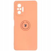 Etui i futerały do telefonów - Bizon Etui Case Silicone Ring do Xiaomi Redmi Note 10 Pro pomarańczowe - miniaturka - grafika 1