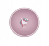 Miseczki i talerzyki dla dzieci - SASSI Miska silikonowa z przyssawką Jednorożec - miniaturka - grafika 1