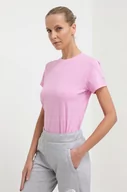 Koszulki sportowe damskie - Columbia t-shirt sportowy Sun Trek kolor różowy - miniaturka - grafika 1