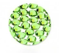 Ozdoby do paznokci - Cyrkonie do paznokci szklane SS10 Peridot 1440 szt paczka - miniaturka - grafika 1