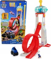 Samochody i pojazdy dla dzieci - Paw Patrol Paw Patrol Rescue Wheels Super Loop HQ Tower 106cm - miniaturka - grafika 1