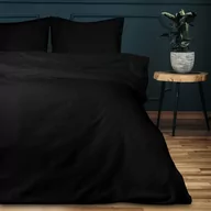 Pościel - Darymex Pościel satyna bawełniana CZARNY 04000966/180x200 POSATBAW/180X200/CZARNY - miniaturka - grafika 1