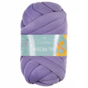 Pasmanteria - Włóczka do szydełkowania wyplatania bardzo gruba Tube 20 mm fioletowa #10 - miniaturka - grafika 1