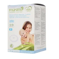 Akcesoria do karmienia - YOVEE Masmi wkładki laktacyjne 100% bawełny organicznej x 30 szt - miniaturka - grafika 1