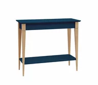 Konsole i sekretarzyki - Konsola MIMO z Półką 105x35cm - Petrol Blue - miniaturka - grafika 1