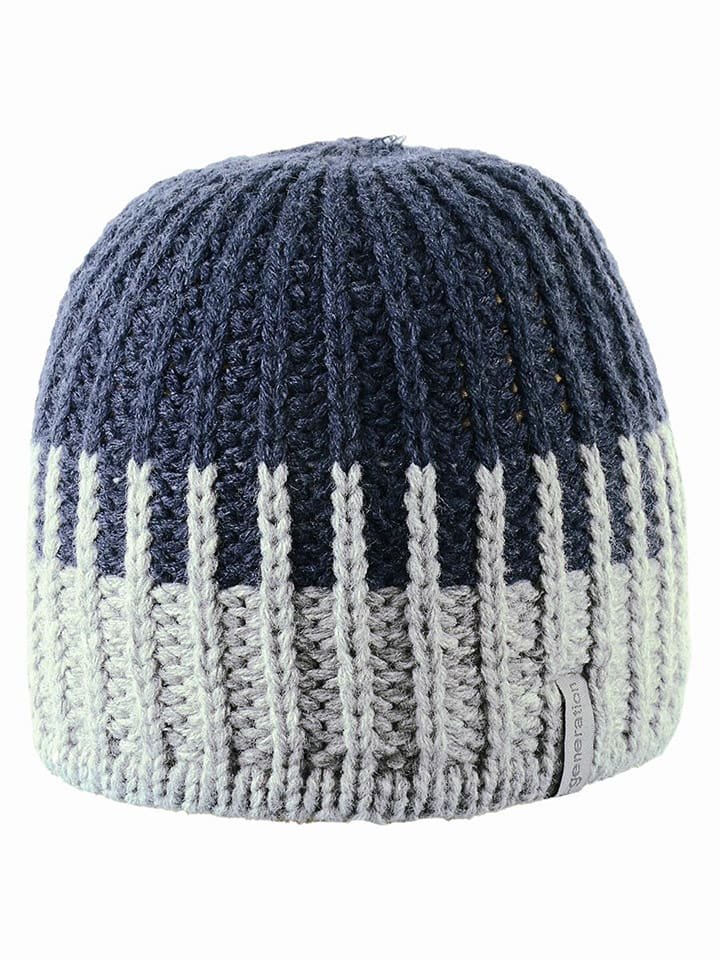 Döll Czapka w kolorze szaro-granatowym