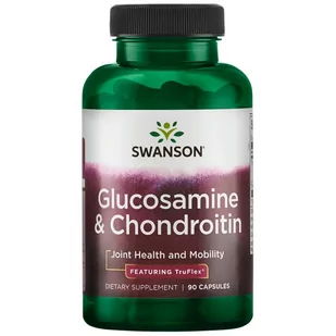 SWANSON Glukozamina z Chondroityną 500/400mg - (90 kap) - Stawy, mięśnie, kości - miniaturka - grafika 1