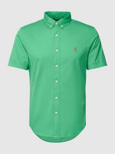 Koszula casualowa o kroju slim fit z rękawem o dł. 1/2 - Koszule męskie - miniaturka - grafika 1