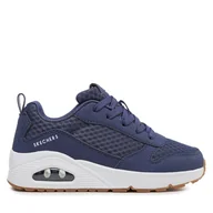Buty dla chłopców - Sneakersy Skechers Uno Powex 403667L/NVY Niebieski - miniaturka - grafika 1
