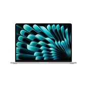 Laptopy - Apple MacBook Air Apple M M3 38,9 cm (15.3") 8 GB 512 GB SSD Wi-Fi 6E (802.11ax) macOS Sonoma Srebrny MRYQ3D/A - miniaturka - grafika 1