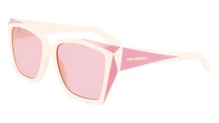 Okulary KARL LAGERFELD KL6072S551610. Okulary przeciwsłoneczne, Kolor szary. Kobieta. - Karl Lagerfeld - Okulary przeciwsłoneczne - miniaturka - grafika 1