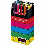 Kredki, ołówki, pastele i pisaki - uni-ball Uniball Pigment marker Posca pc3 m, etui,  sztuk kolorowe sort PC-3M15C - miniaturka - grafika 1