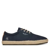 Espadryle męskie - Espadryle Pepe Jeans Tourist West PMS10336 Granatowy - miniaturka - grafika 1
