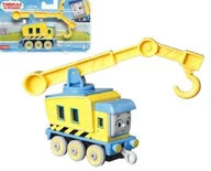 Samochody i pojazdy dla dzieci - Tomek I Przyjaciele Carly The Grane Metalowa Lokomotywa Karolcia Dźwig - miniaturka - grafika 1