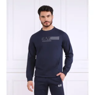 EA7 Bluza | Regular Fit - Bluzy męskie - miniaturka - grafika 1
