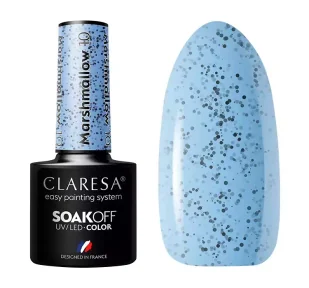 CLARESA - SOAK OFF UV/LED - MARSHMALLOW - Lakier hybrydowy do paznokci - 5 g - 10 - Lakiery hybrydowe - miniaturka - grafika 1