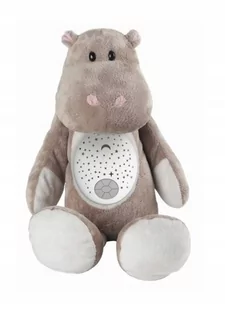 Kookedo Przytulanka Projektor Pozytywka szum Hippo - Karuzele dla niemowląt - miniaturka - grafika 1