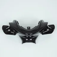 Części motocyklowe - one by camamoto cod 77366730 plastikowa owiewka przednia osłona kierownicy brylantowa czarna błyszcząca kompatybilna z MBK Nitro/Yamaha aerox 50cc-100cc rok od 1997 do 2012 - miniaturka - grafika 1
