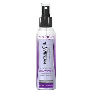 Marion Natura Silk błyskawiczna odżywka do włosów farbowanych 150ml - Odżywki do włosów - miniaturka - grafika 2