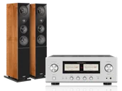 Zestawy stereo - Luxman L-505Z (srebrny) + Classic 35 (wiśnia) - miniaturka - grafika 1
