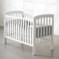 Łóżeczka i kojce - Łóżeczko dla dzieci 120x60 wyjmowane szczebelki białe troll nicole - miniaturka - grafika 1