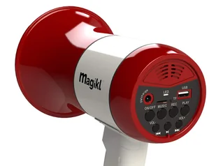 Głośnik przenośny MAGIKL mega20w biały 15 W - Głośniki przenośne - miniaturka - grafika 1