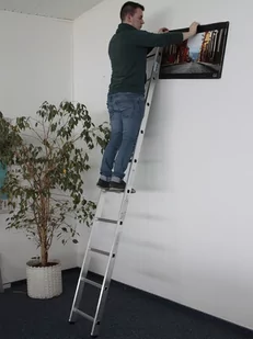 Krause Drabina przystawna CORDA 7 szczebli 010070 - Drabiny - miniaturka - grafika 1