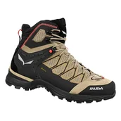 Buty trekkingowe damskie - Salewa Ws MTN Trainer Lite Mid GTX damskie buty trekkingowe, Quicksand Black, 37 eu - miniaturka - grafika 1