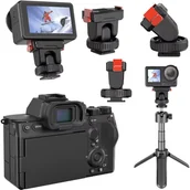 Akcesoria do kamer sportowych - BRDRC UCHWYT ADAPTER DO SZYBKIEGO MONTAŻU DO KAMERY 1/4 CALA REGULOWANY DJI OSMO ACTION 5 PRO / 4 / 3 / 2 - miniaturka - grafika 1