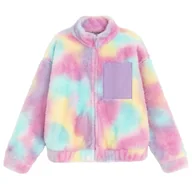 Bluzy dla dziewczynek - Cool Club, Bluza dziewczęca, rozpinana, mix - miniaturka - grafika 1