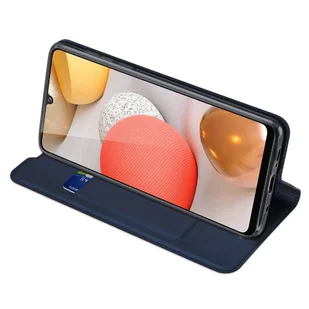 Dux Ducis Skin Pro kabura etui pokrowiec z klapką Samsung Galaxy A42 5G niebieski - Etui i futerały do telefonów - miniaturka - grafika 6