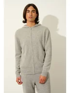 Swetry męskie - AUTHENTIC CASHMERE Kaszmirowy kardigan "Neurre" w kolorze szarym - miniaturka - grafika 1