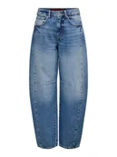 Spodnie damskie - jeans donna only 15358011 horse l.34 barrel red - medium blue denim - miniaturka - grafika 1