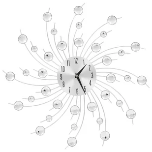 vidaXL Zegar ścienny z mechanizmem kwarcowym, nowoczesny design, 50 cm vidaXL - Zegary - miniaturka - grafika 1