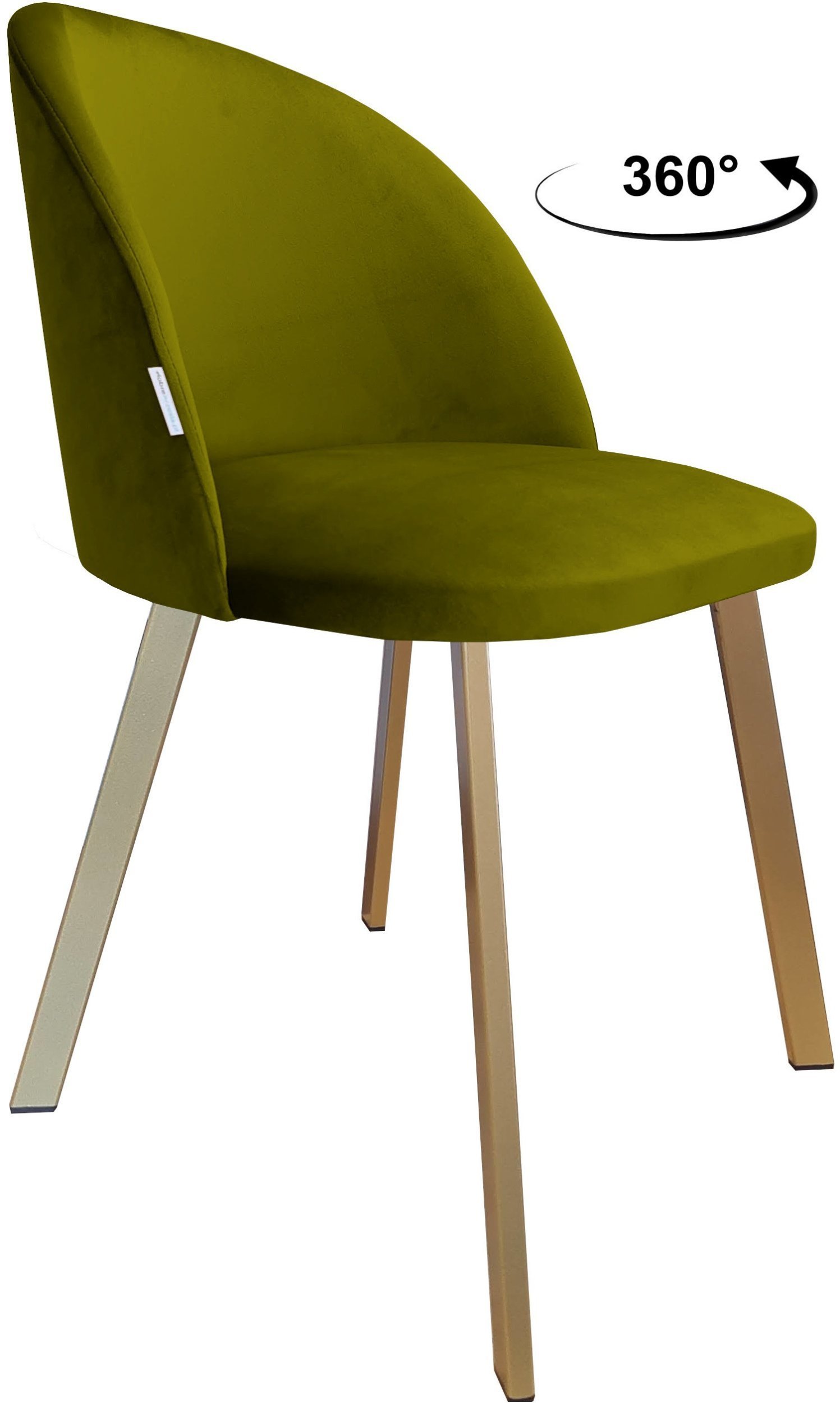 Krzesło obrotowe Colin podstawa Profil złota BL75