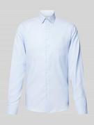 Koszule męskie - Koszula biznesowa o kroju slim fit z kołnierzykiem typu kent model ‘Bari’ - miniaturka - grafika 1