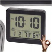 Stacje pogodowe - Higrometr Domowy Wewnętrzny Termometr Stacja Pogody Godzina Data Cyfrowy - miniaturka - grafika 1