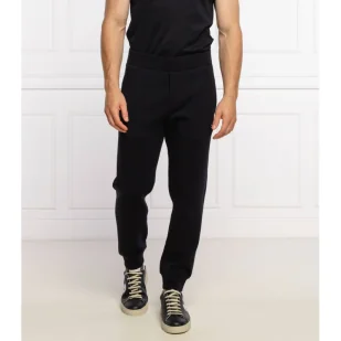 Emporio Armani Spodnie | Regular Fit - Dresy męskie - miniaturka - grafika 1
