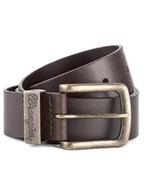 Paski - cinture uomo wrangler 112125435 metal loop brown - miniaturka - grafika 1